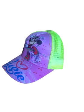 Кепка для девочки (сетка салат) / 0-2524-3