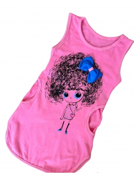 Сарафан для девочки (розовое) / 0-1593-3