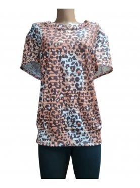 Блуза "шалька"(тигровая) / 00001-1857-Б