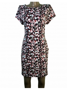 Платье "Туба"(чёрно-белое) / 00001-1987-2