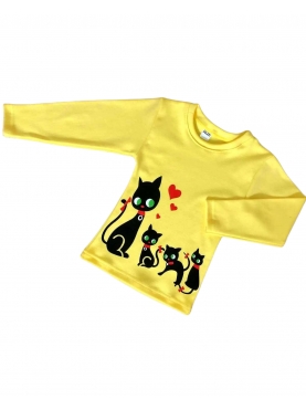 Блуза для девочки (жёлт.) / 0-2051